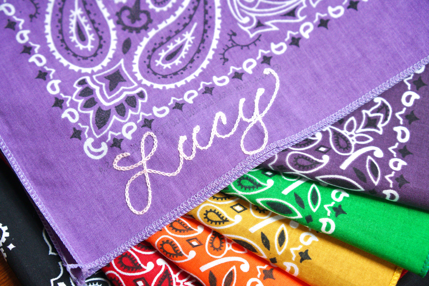 Custom Chainstitched Bandana