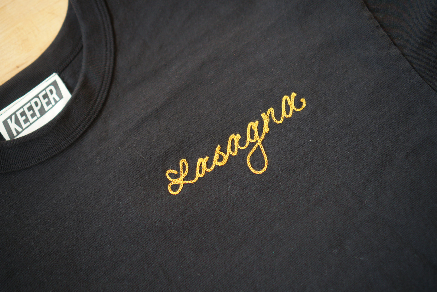 Chainstitch T-Shirt - Black