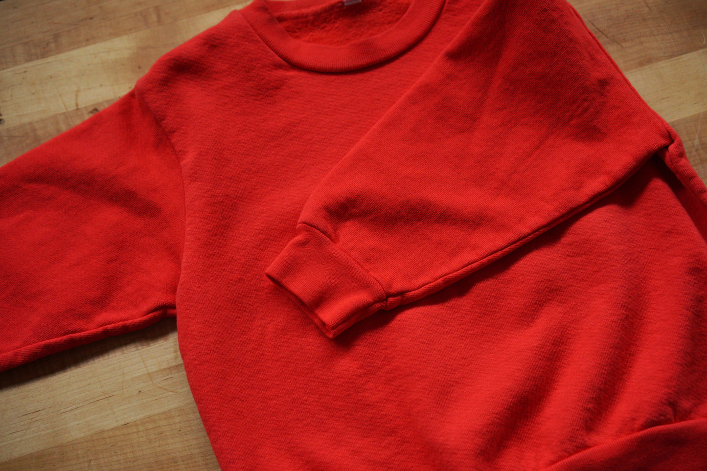 Kids Chainstitch Sweatshirt - Red