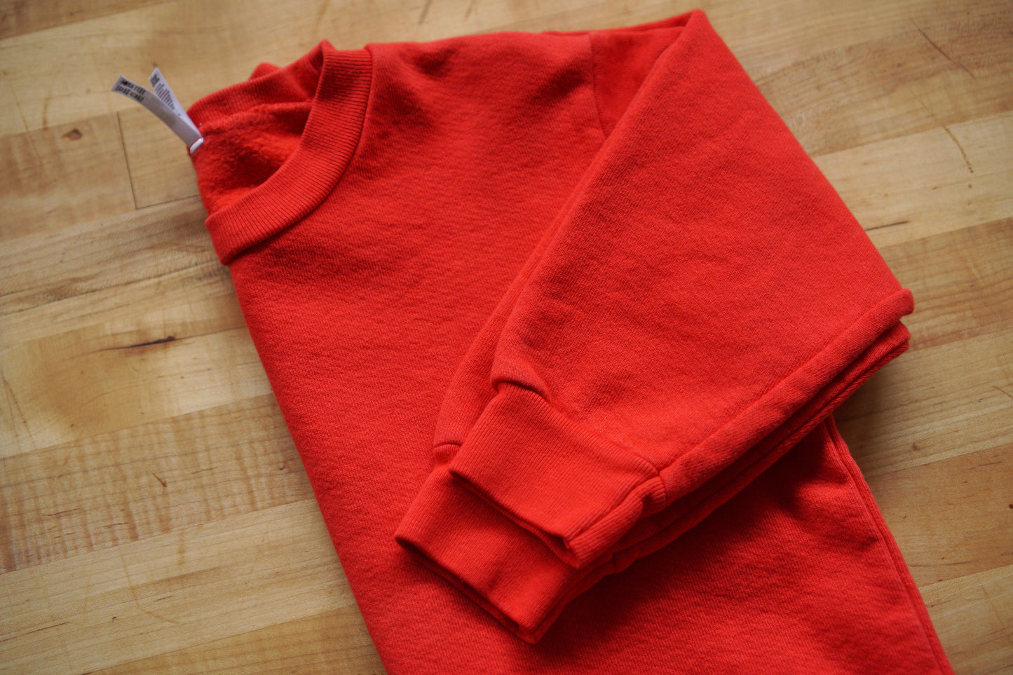 Kids Chainstitch Sweatshirt - Red