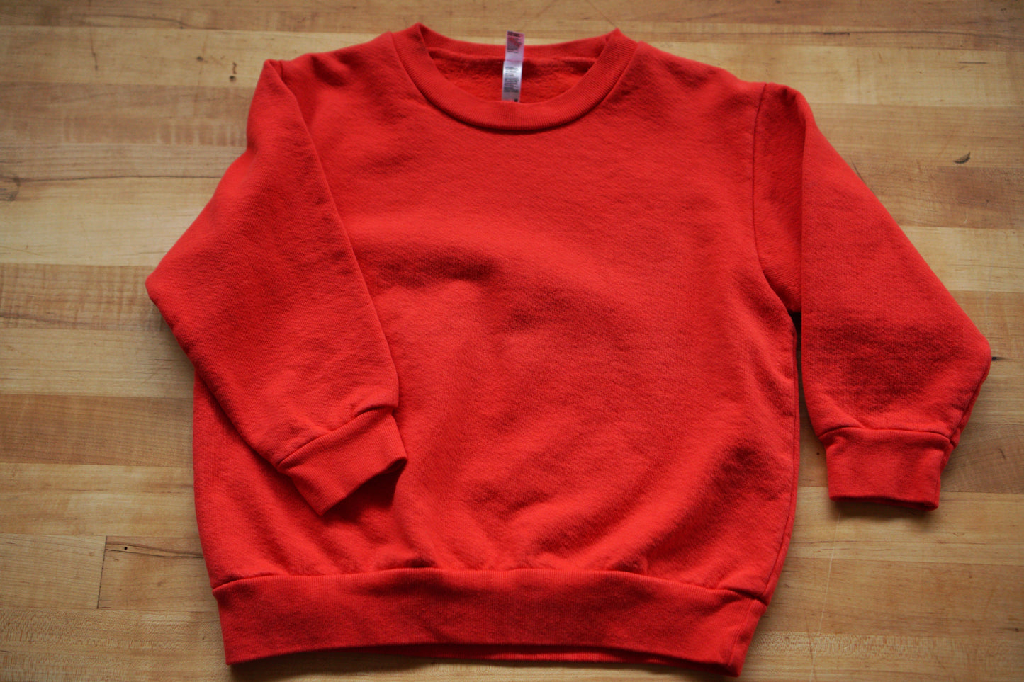Kids Chainstitch Sweatshirt - Red